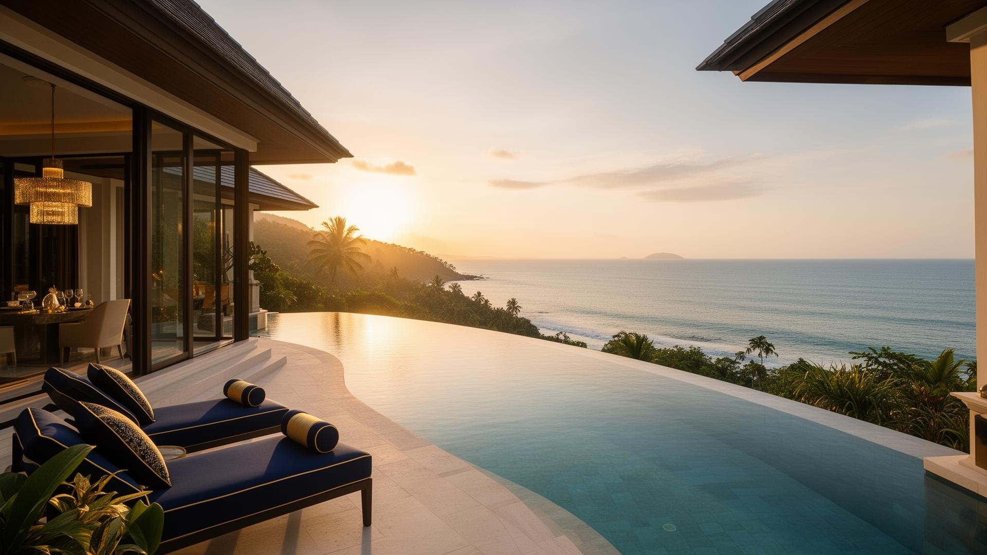 Phuket luxury villa overlooking the Andaman Sea